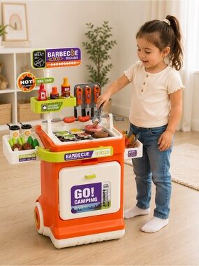 NEW Kids BBQ cooking toy kitchen set